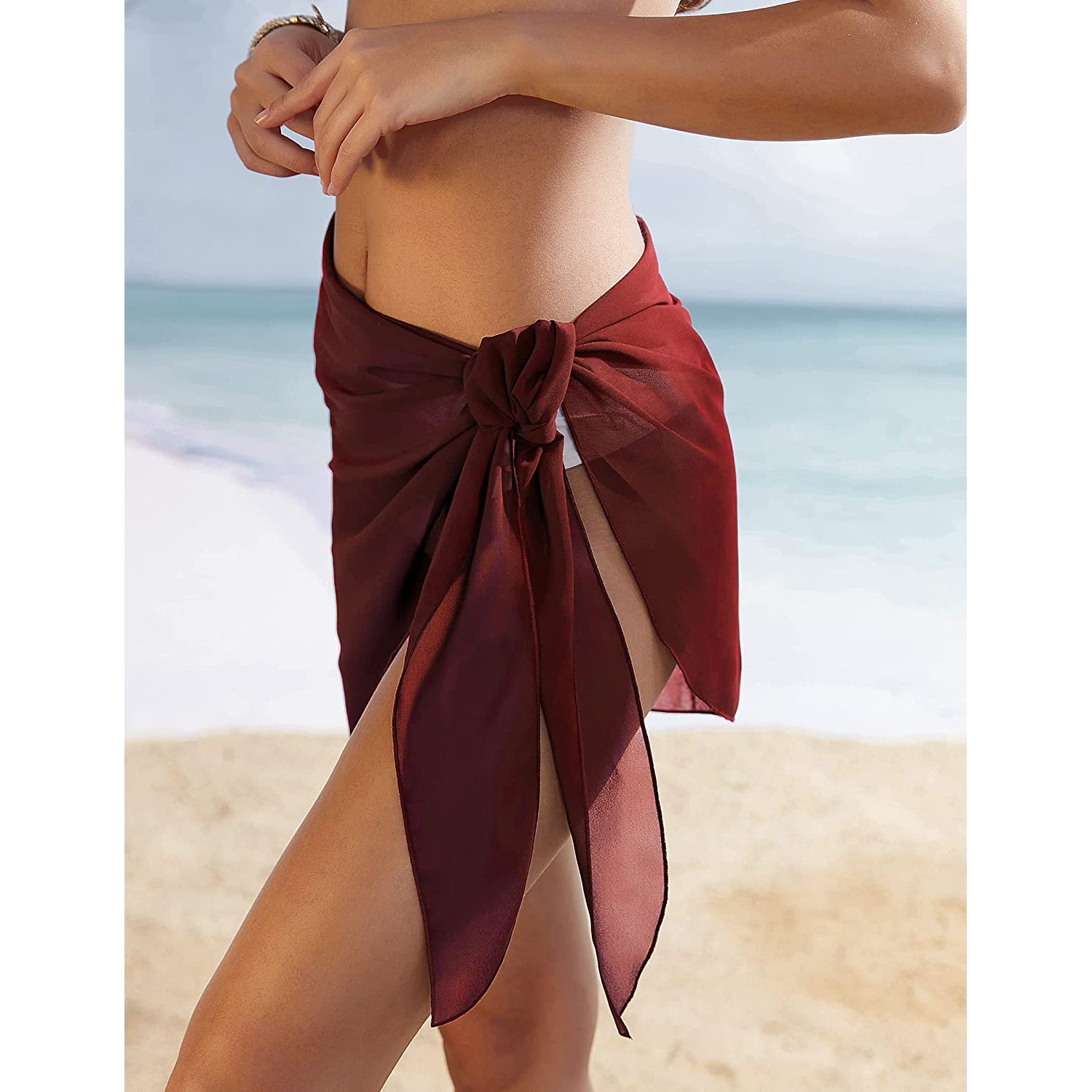 Women's Short Sarongs Beach Wrap Cheap Pice Outlet Sale