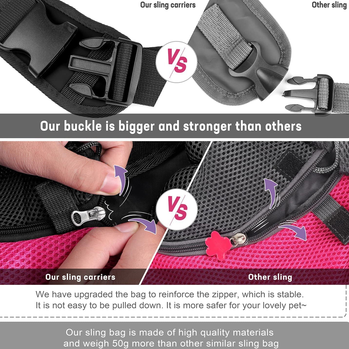 Breathable Mesh Travel Safe Sling Bag Carrier for Pets Outlet Store Online