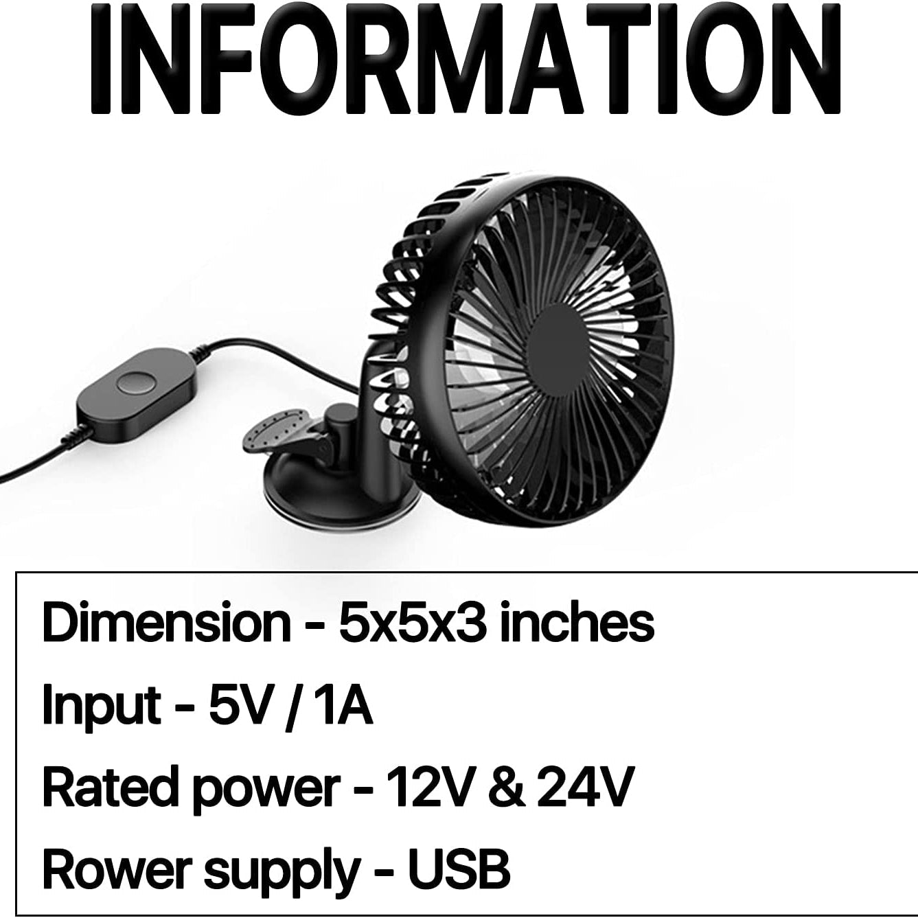 Cooling Car Fan USB Plug for Car/Vehicle Cheap Supply