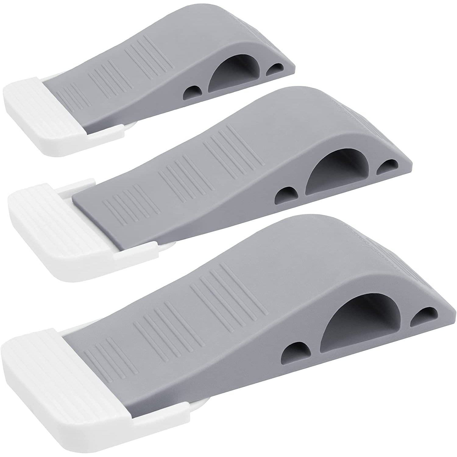 3-Pack: Wundermax Rubber Security Door Stoppers Cheap Best Sale