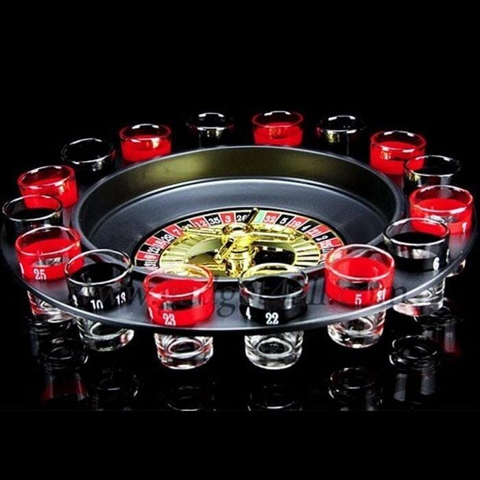 Shot Glass Roulette Set Novelty Drinking Game with 16 Shot Glasses Cheapest Pice For Sale