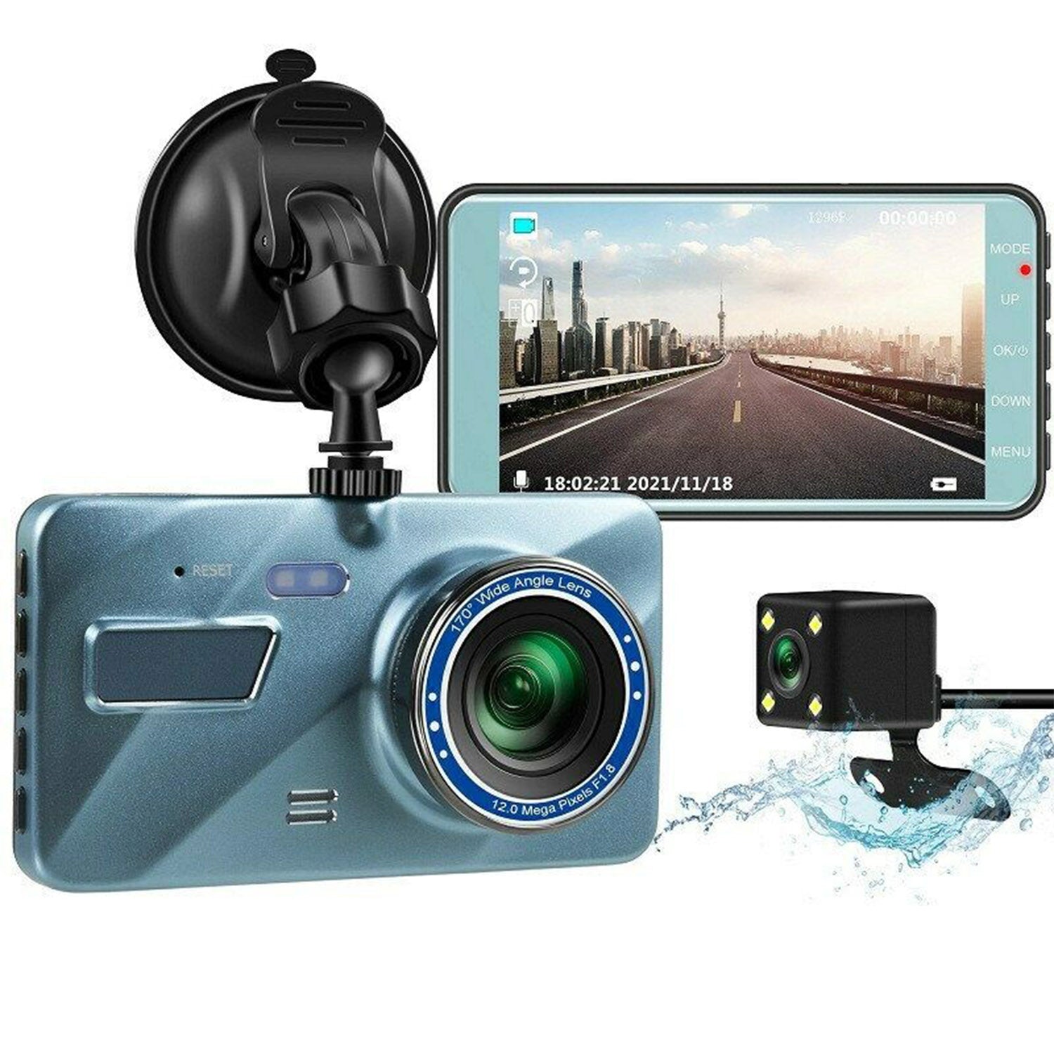 720P Dual Dash Car Camera Recorder with Motion Detection Light The Best Store To Get