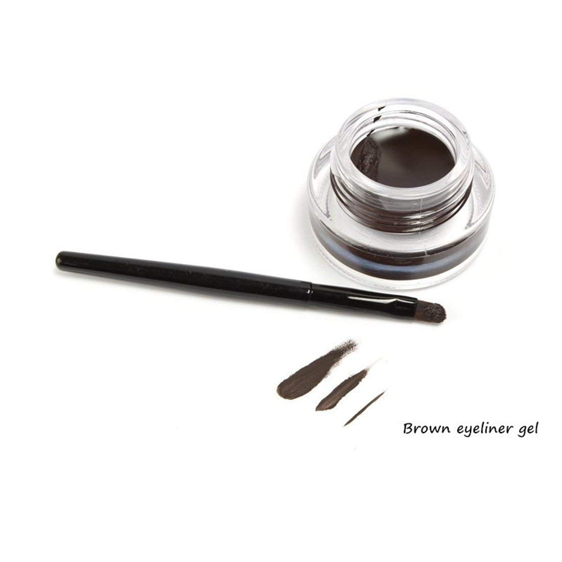 2-in-1 Black and Brown Gel Eyeliner Set Sale Geniue Stockist