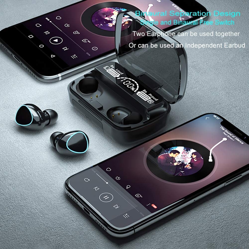 Hornorm Bluetooth 5.1 Earphones Auto Pairing Bluetooth Headphones Clearance Latest