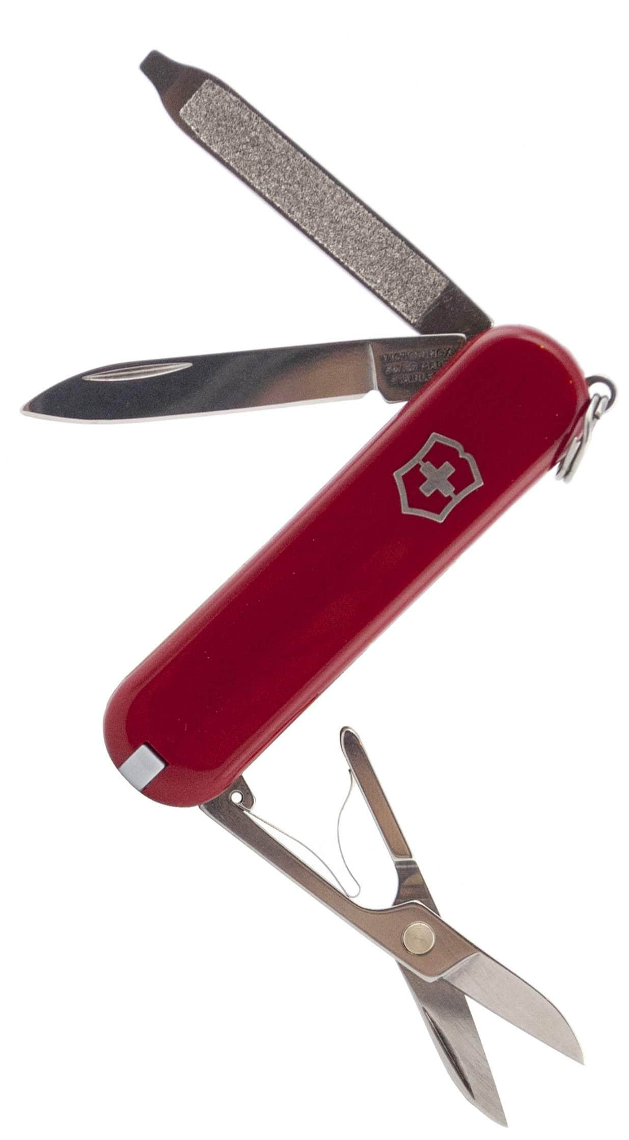 Victorinox Classic SD Swiss Army Knife, Red Cellidor Scales, 7 Functions Supply Online