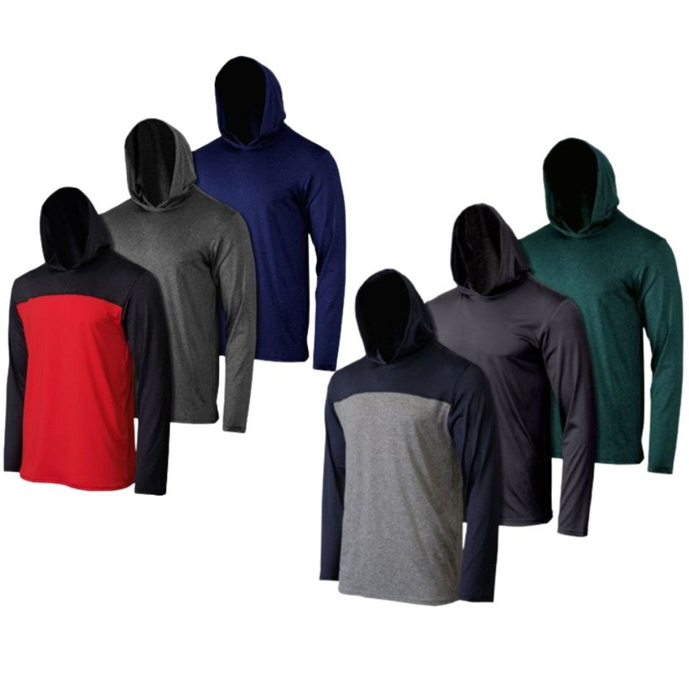 3-Pack: Men's Moisture Wicking Lightweight Hoodies Sale Release Dates