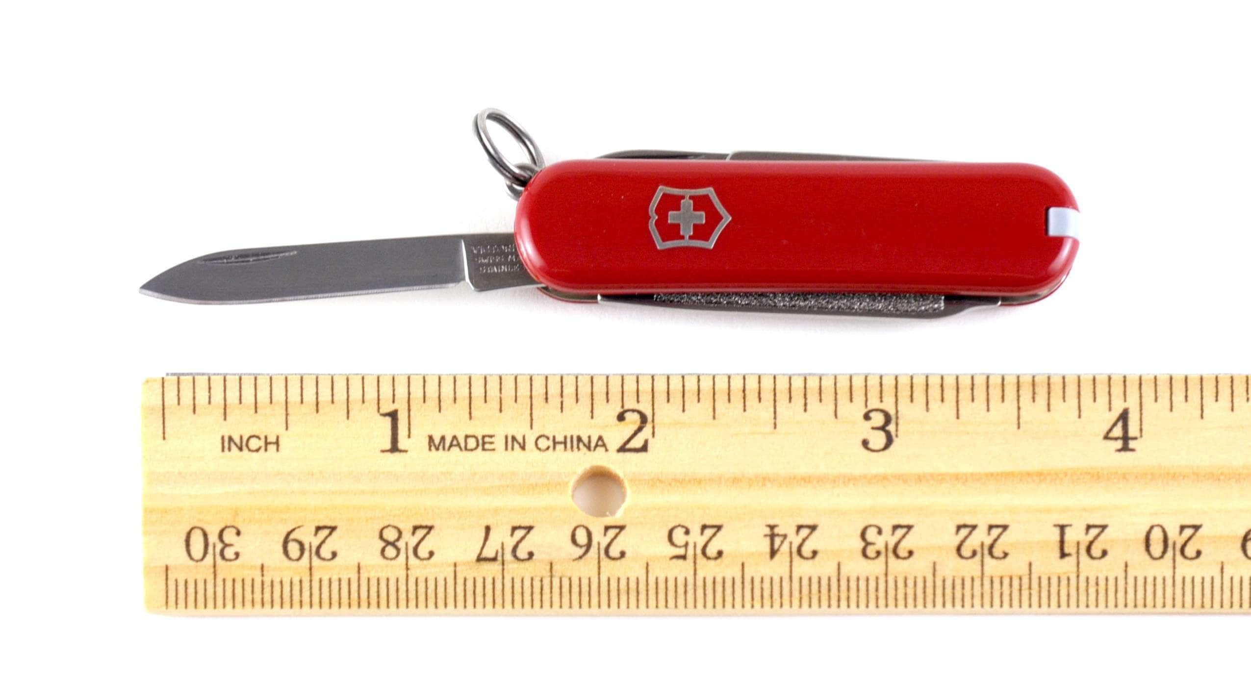 Victorinox Classic SD Swiss Army Knife, Red Cellidor Scales, 7 Functions Supply Online