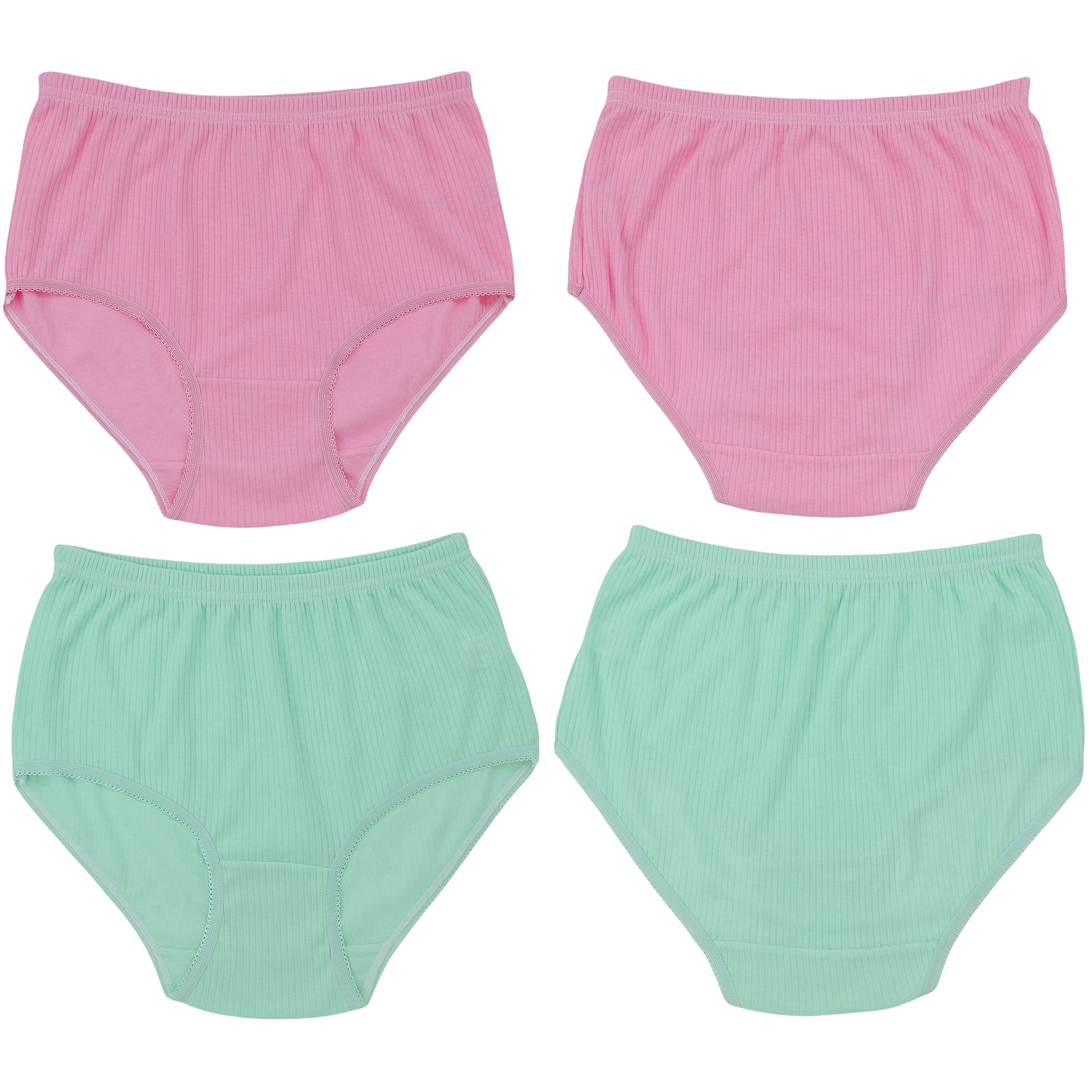 6-Pack: ToBeInStyle Women's High Waisted Subtle Ribbed Pastel Gridle Panties Visit New For Sale