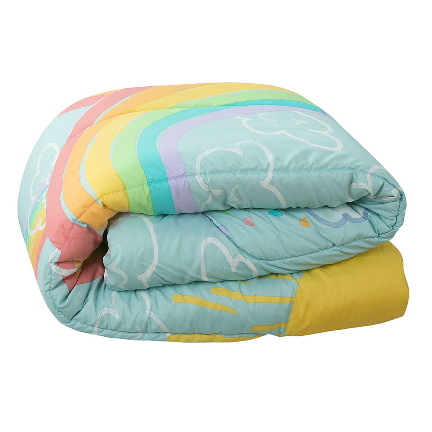 Kidz Mix Rainbow Clouds Bed in a Bag Clearance Latest