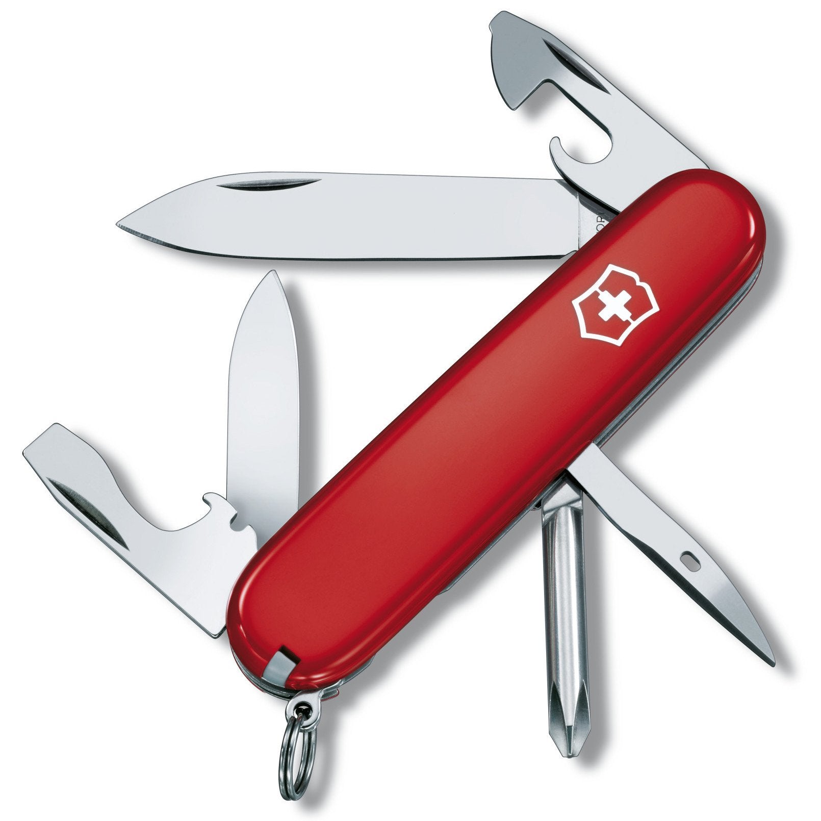 Victorinox Tinker Swiss Army Knife, Red Scales, 12 Functions, 3.6 Closed - 1.4603-033-X1 Free Shipping Get To Buy