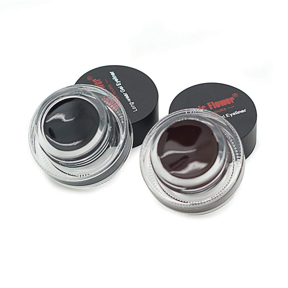 2-in-1 Black and Brown Gel Eyeliner Set Sale Geniue Stockist