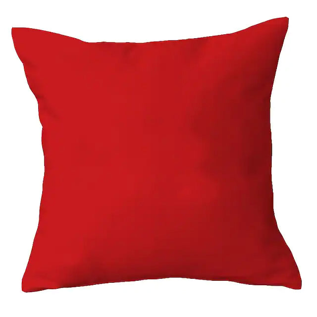 2-Piece: Solid Colored Simple Square Pillowcases Clearance Largest Supplier