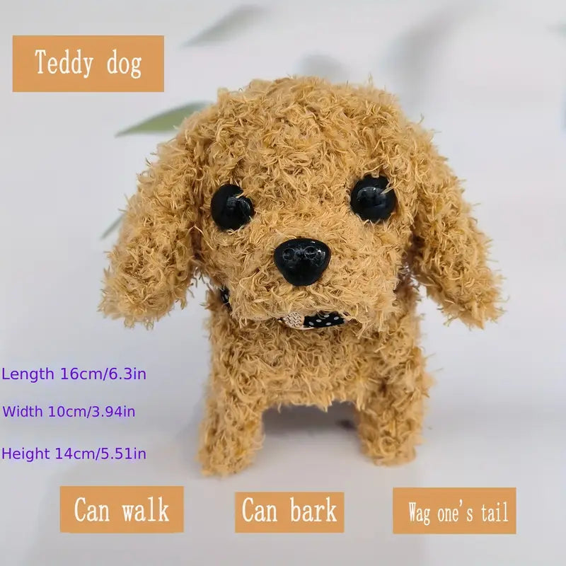 Walking Dog Toy Lifelike Doggy Smart Pets Barking Tail-wagging Wagging Simulation Dog  (Refurbished) Cheap Sale Manchester Great Sale