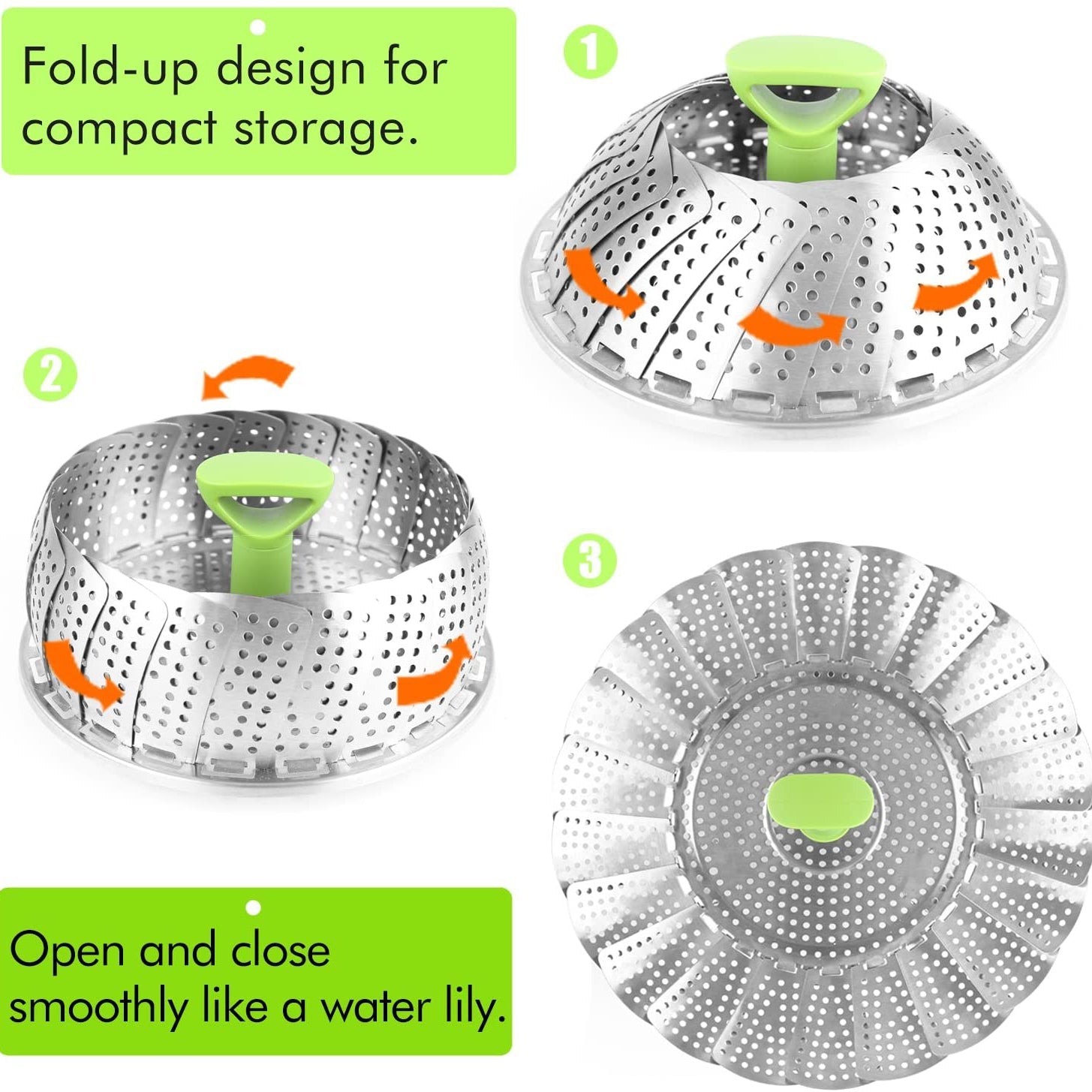 Stainless Steel Vegetable Steamer Basket Very Cheap Sale Online