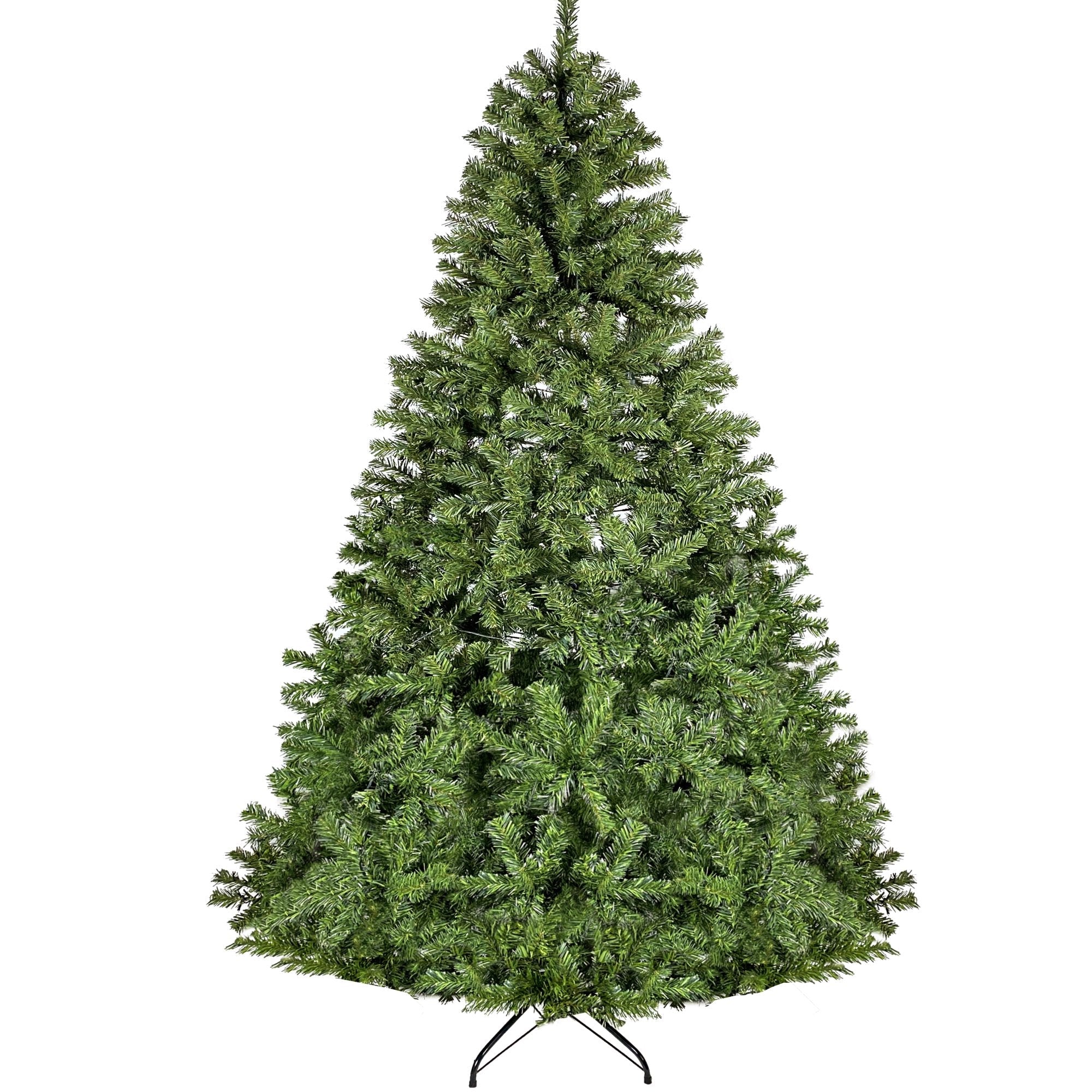 350 LED Solid Color Printed Green Hinged Fraser Fir Artificial Christmas Tree High Quality For Sale