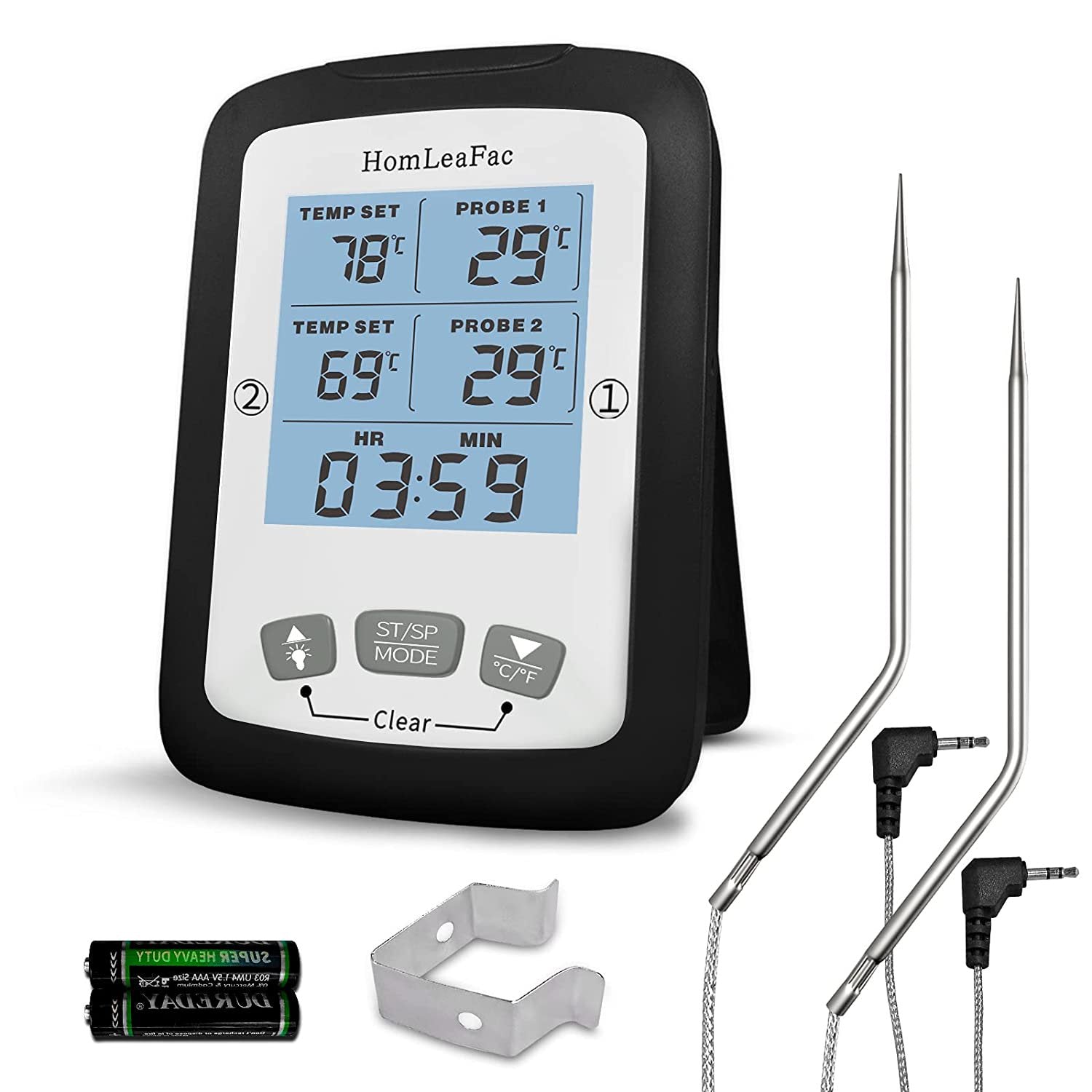 Dual Probe Digital Instant Read Food Thermometer Top Quality Sale Online