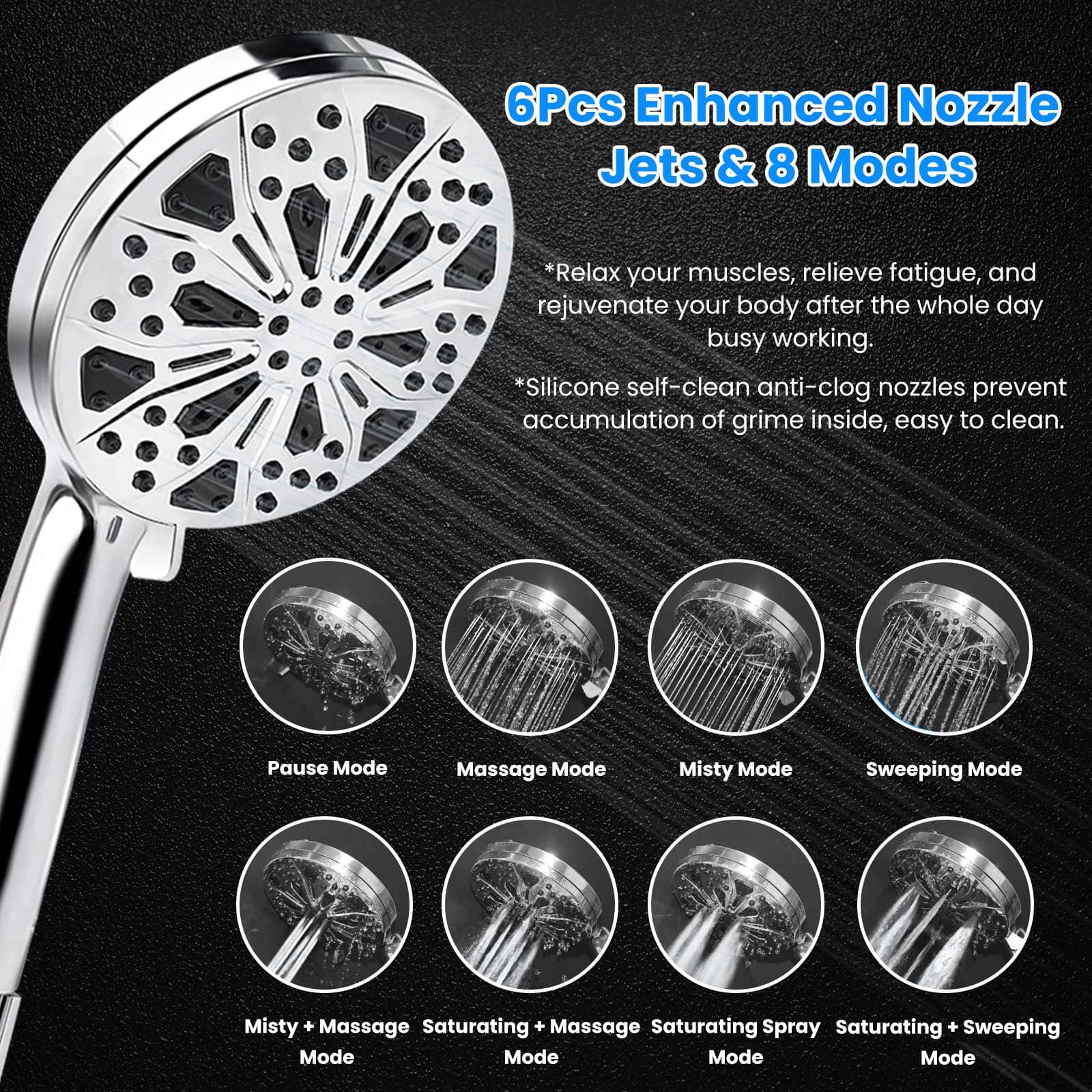 Handheld Filtered High Pressure Shower Head Cheap Cheap Online