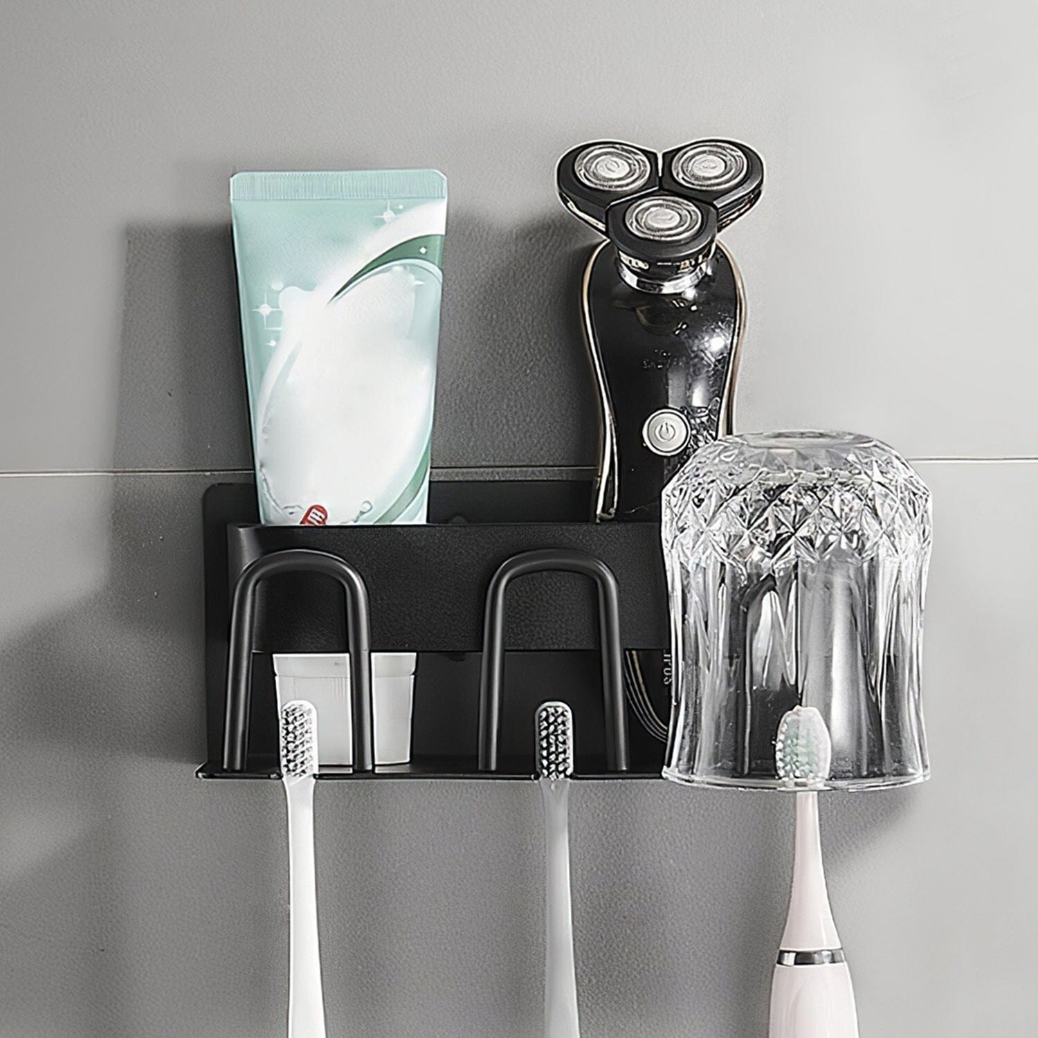 Multifunctional Toothbrush Holder Rack Organizer Pay With Visa