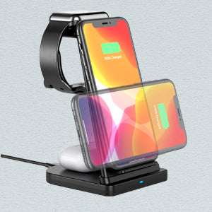 3-in-1 Foldable Fast Wireless Charging Stand Footaction Online