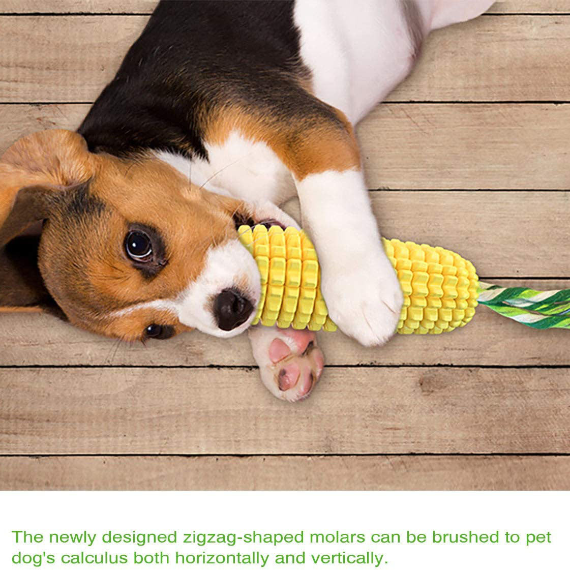 Indestructible Tough Durable Chew Corn Squeaker Interactive Dog Toys Stockist Online