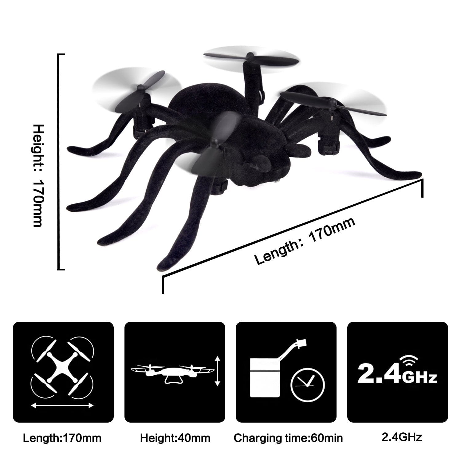 Remote Control Spider Quadcopter Toy Drone Tumblr Cheap Pice