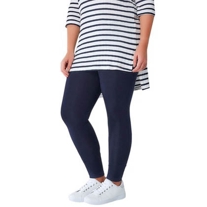 ToBeInStyle Women's Skinny Fit Cotton Full Length Leggings - Regular and Plus Sizes Affordable Sale Online