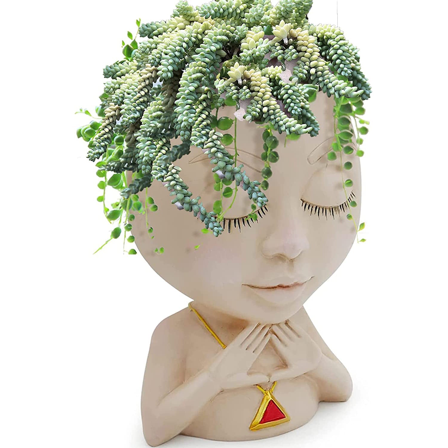 Face Flower Pot Head Vase for Indoor Plant Decoration Sale Tumblr