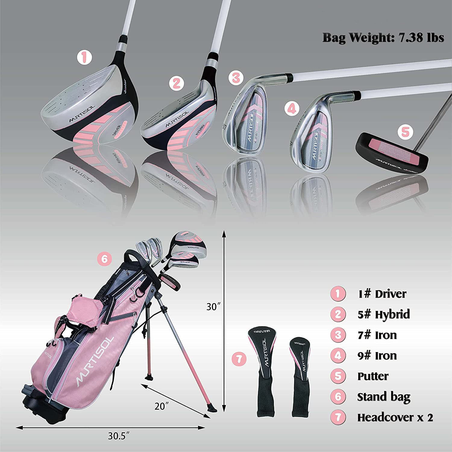 11-13 Age Lightweight Junior Golf Clubs Clearance Geniue Stockist