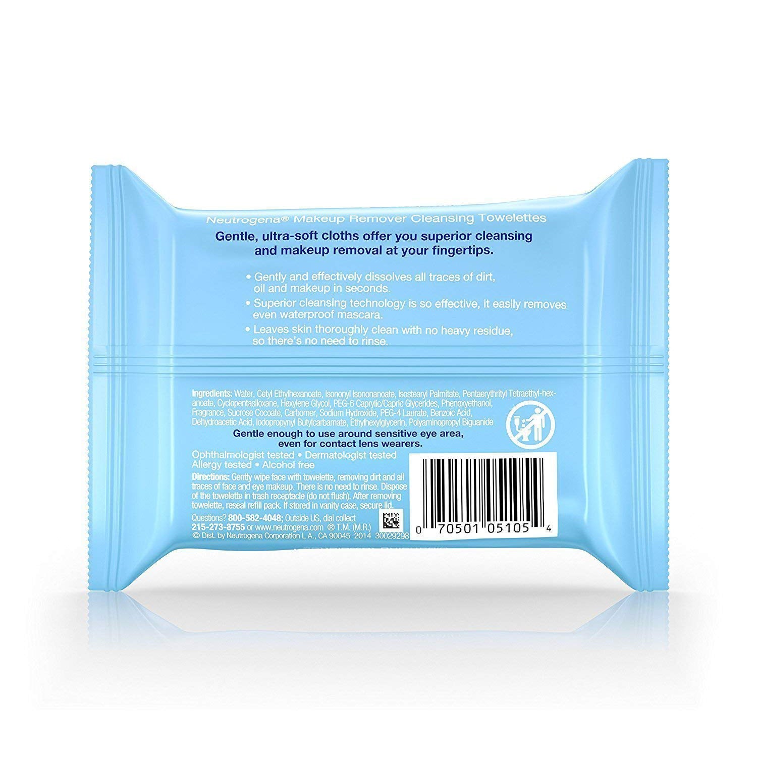 8-Pack: Neutrogena Make Up Removing Wipes Cheap Sale Pay With Paypal