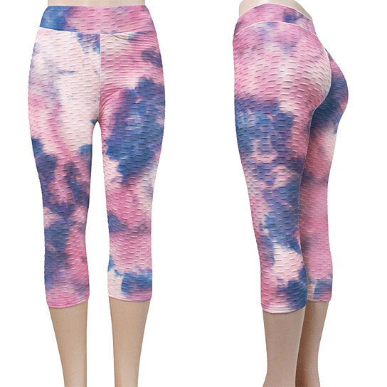 2-Pack: Women Butt Lifting Tie Dye Leggings Official Site Cheap Online