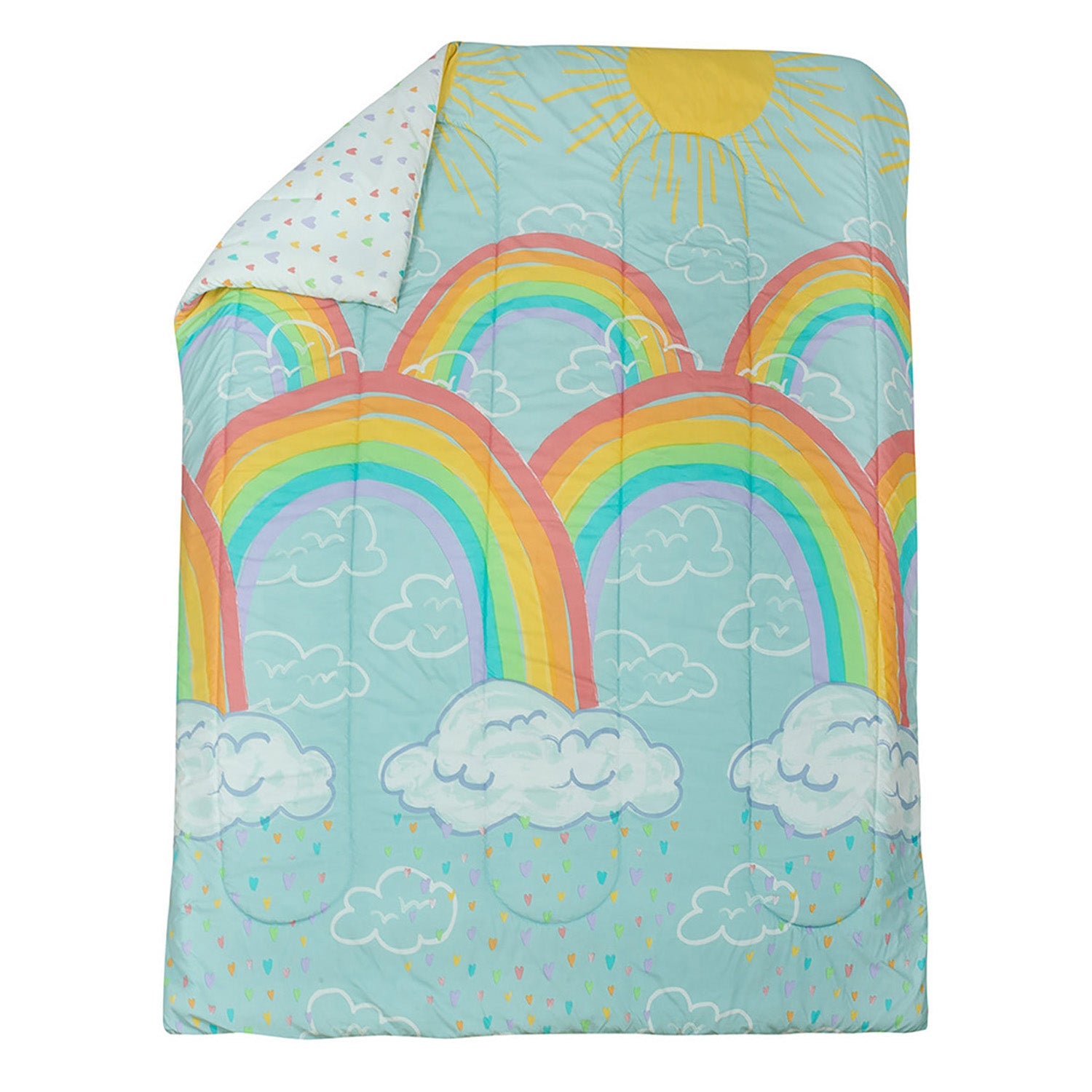 Kidz Mix Rainbow Clouds Bed in a Bag Clearance Latest