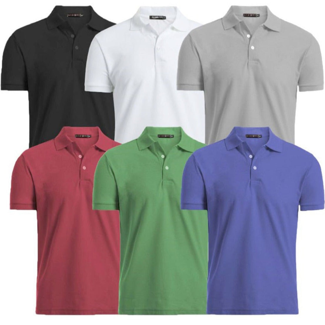 3-Pack: Men's Solid Short-Sleeve Polo Shirt Big Sale Cheap Online