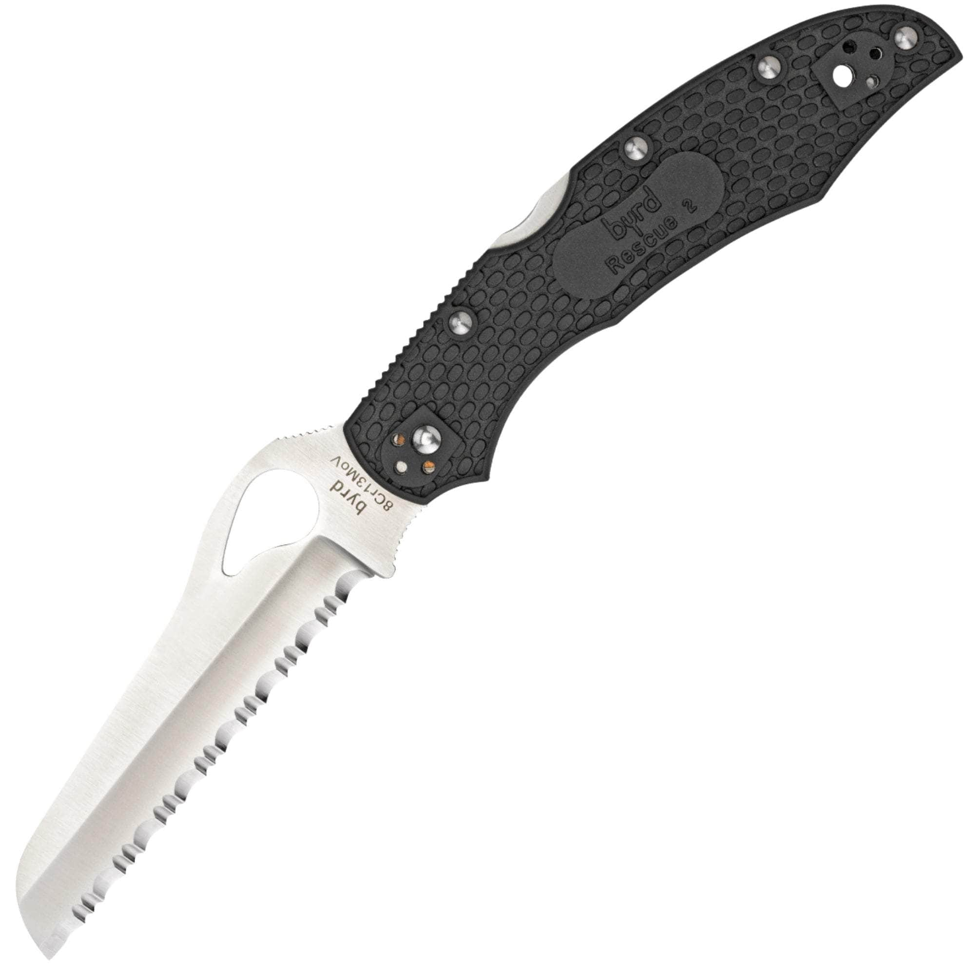 Byrd Cara Cara Rescue 2, 4 Serrated Blade, Black FRN Handle - BY17SBK2 Cheap Sale Store