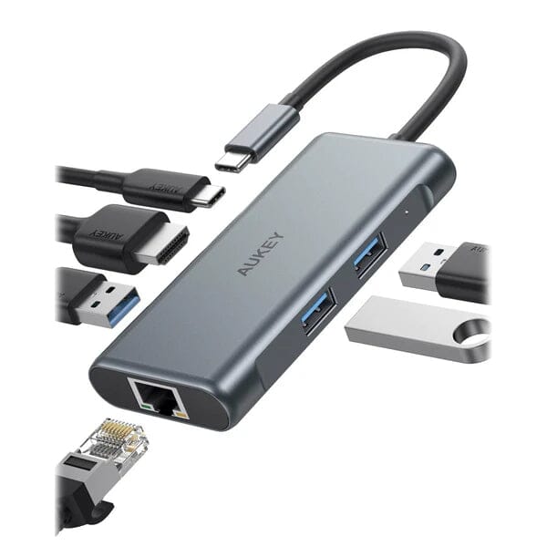 Aukey 6-in-1 USB-C Hub Cheap Sale Websites