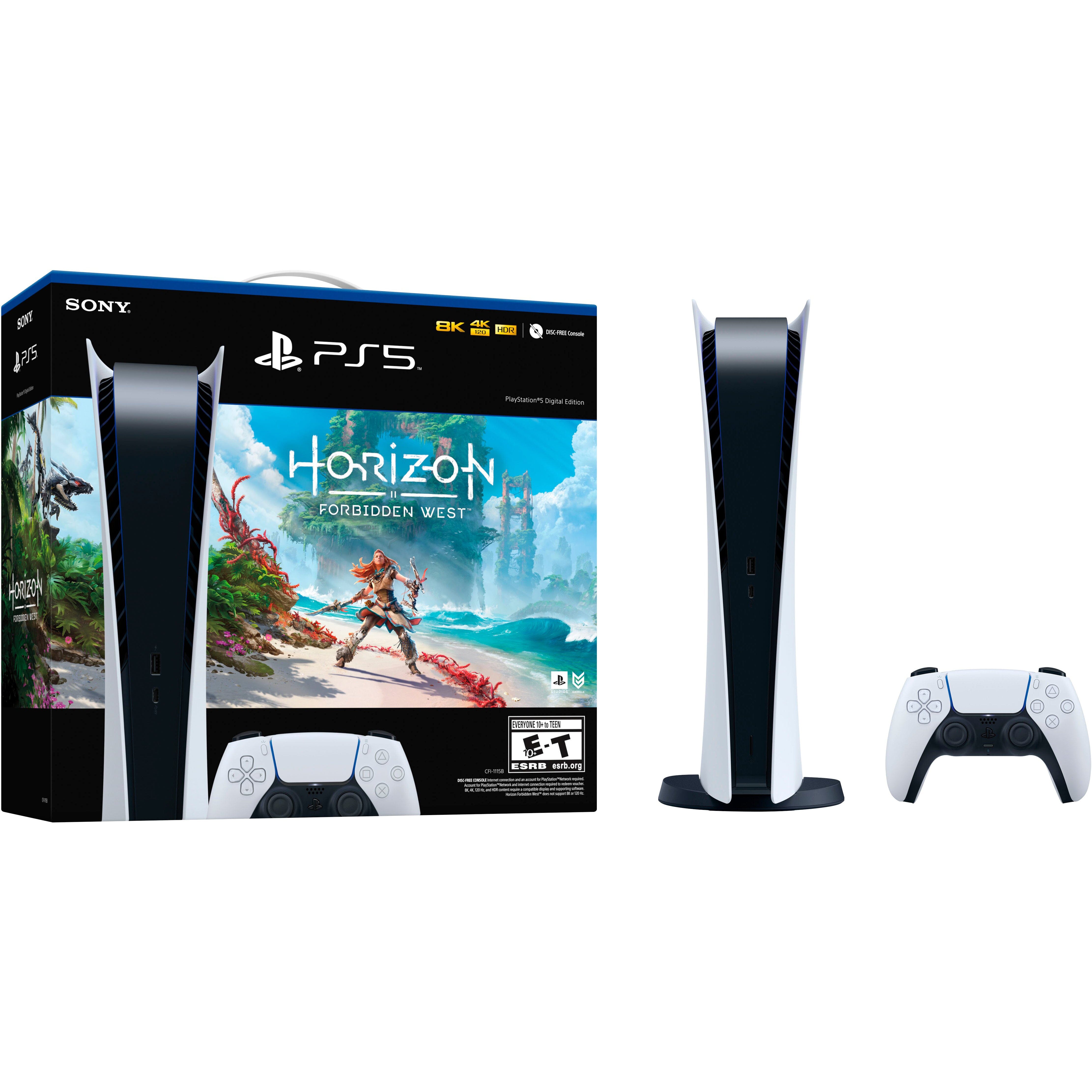 Sony PlayStation 5 Digital Edition – Horizon Forbidden West Bundle Clearance Find Great