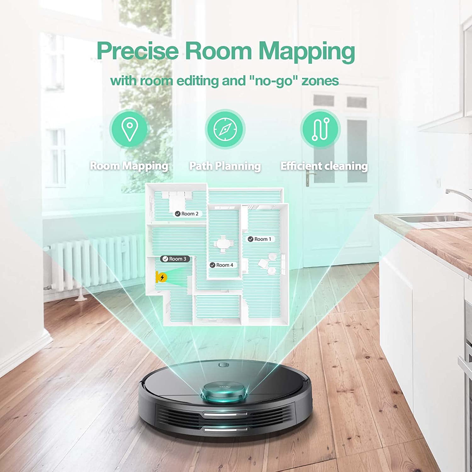 Wyze Robot Vacuum with LIDAR Mapping Technology (Refurbished) Cheap Online Store Manchester