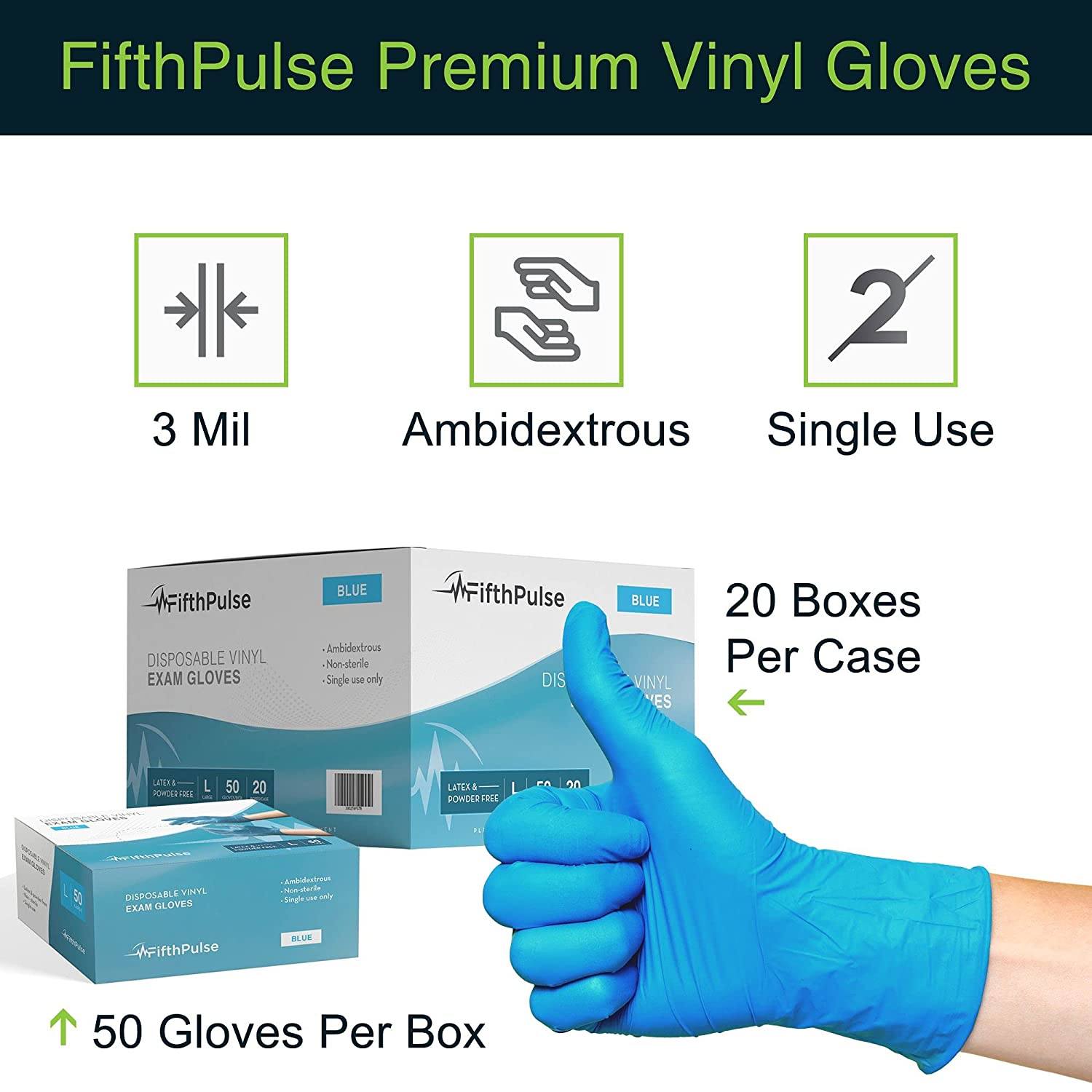 100-Pack: Vinyl Disposable Gloves Cheap Low Shipping