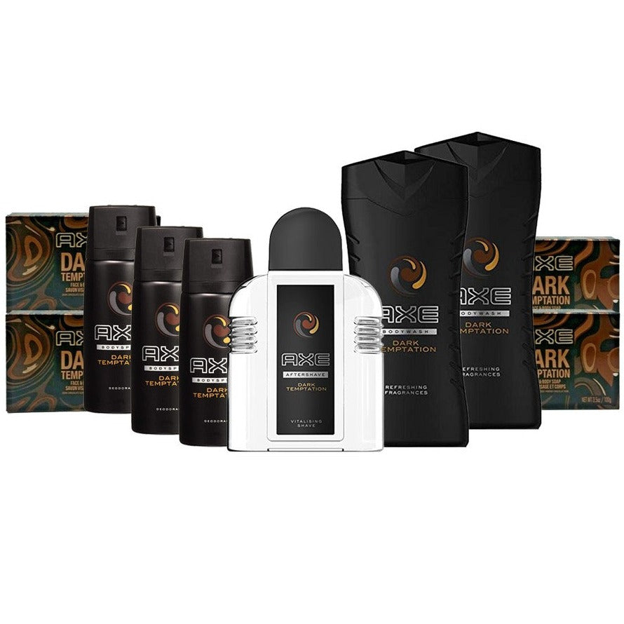 10-Piece: Axe Dark Temptation Gift Set Newest