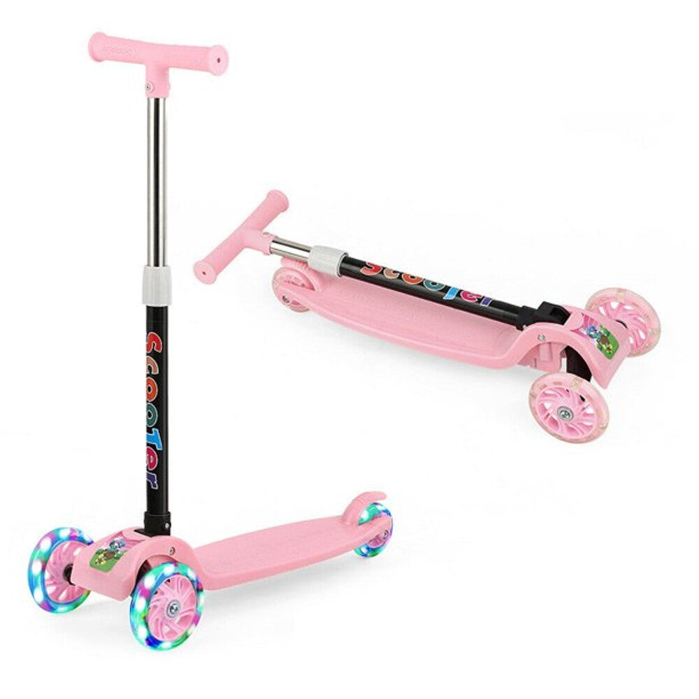 2-Pack: Kids T-Bar Scooter With Flashing Wheels Buy Cheap Comfortable