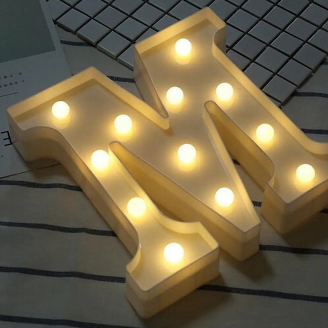 LED Alphabet Light Sale Authentic