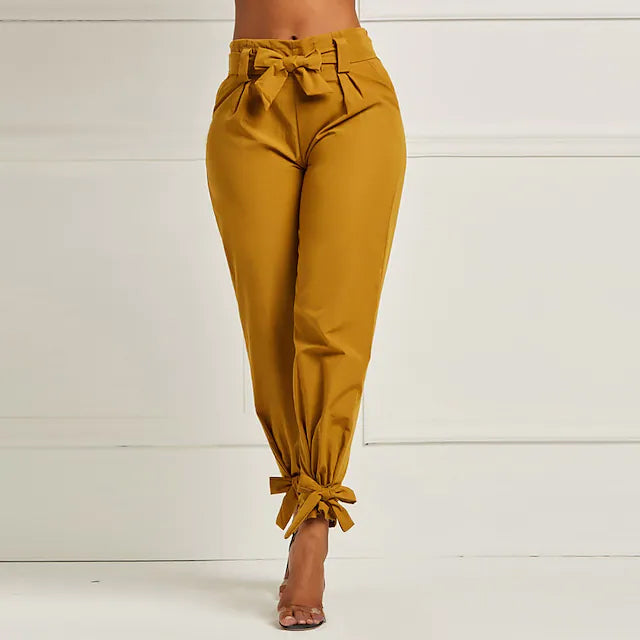 Women's Fashion Drawstring Ankle Trousers Buy Cheap Authentic