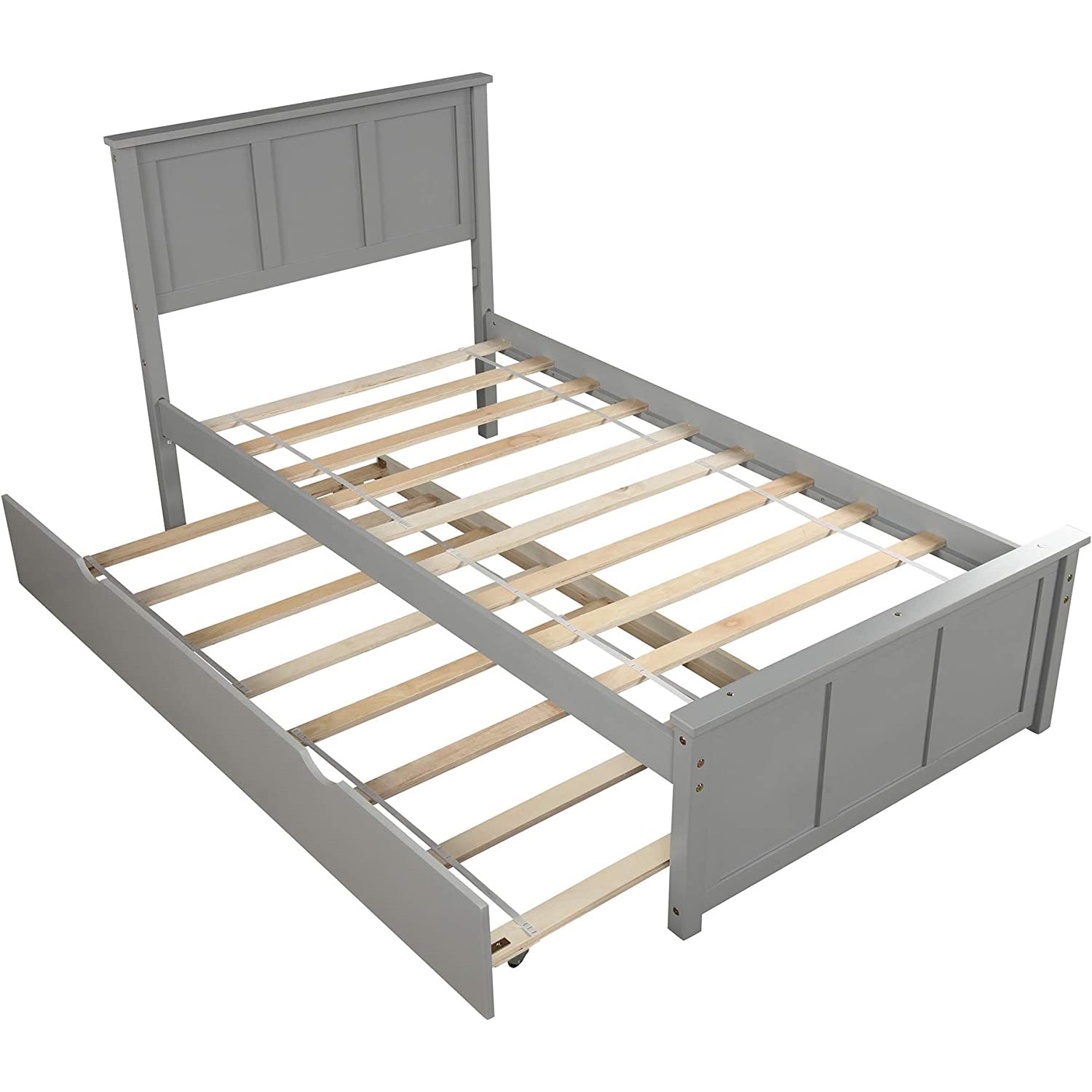 Twin Size Platform Bed with A Trundle Clearance Online Official Site