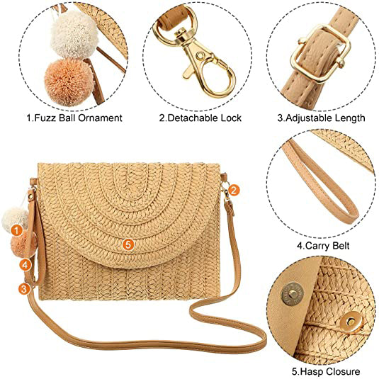 Straw Handmade Shoulder Bag Low Cost Cheap Online