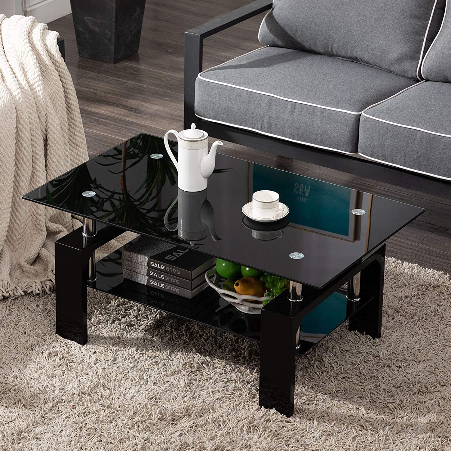 Living Room Rectangle Glass Coffee Table Buy Cheap Fake