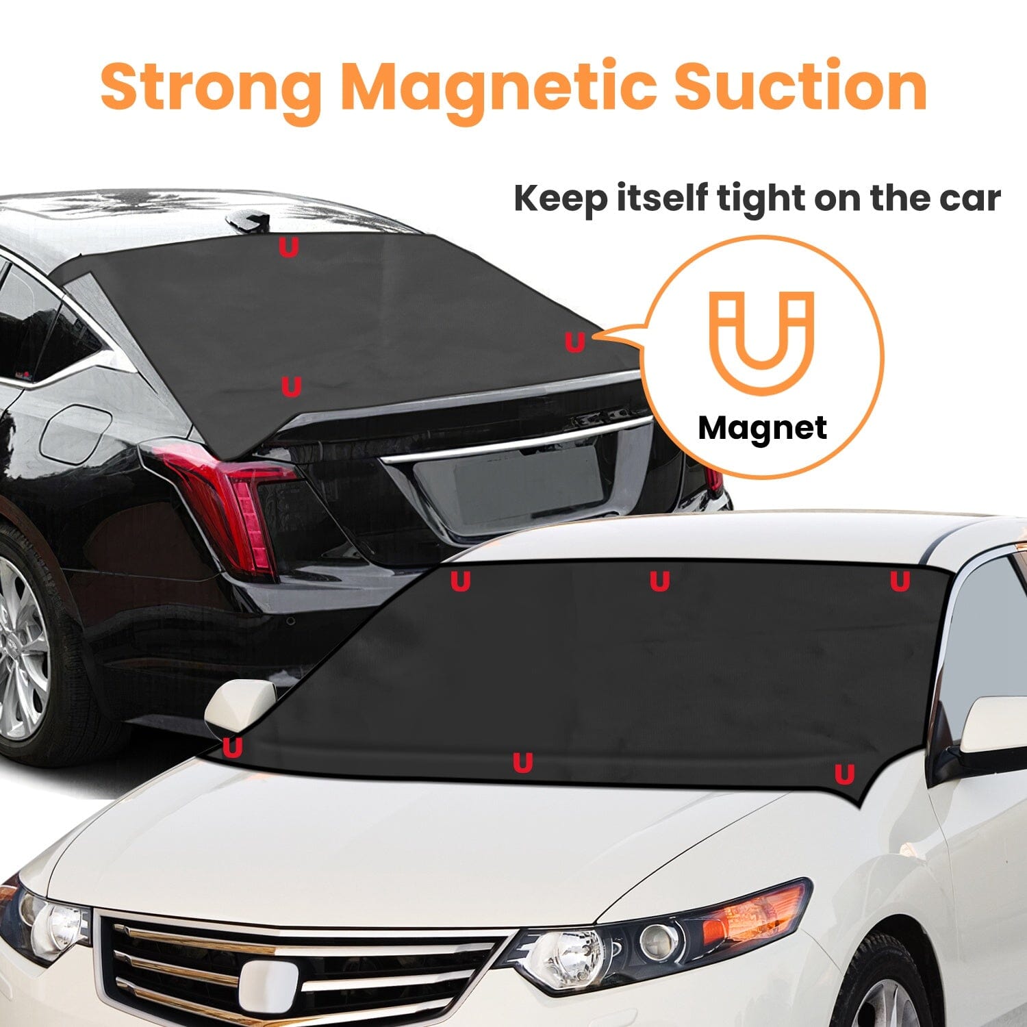 Magnetic Car Windshield Cover Front Rear Protector Fit for All Cars Newest Cheap Online