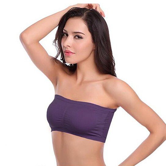 6-Pack: Women's Seamless Bandeau Tube Padded Bralettes Cheap Sale Outlet Locations