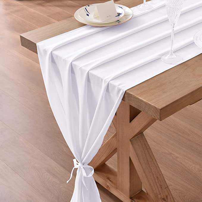 10Ft. Chiffon Table Runner Cheap Pice Outlet Sale