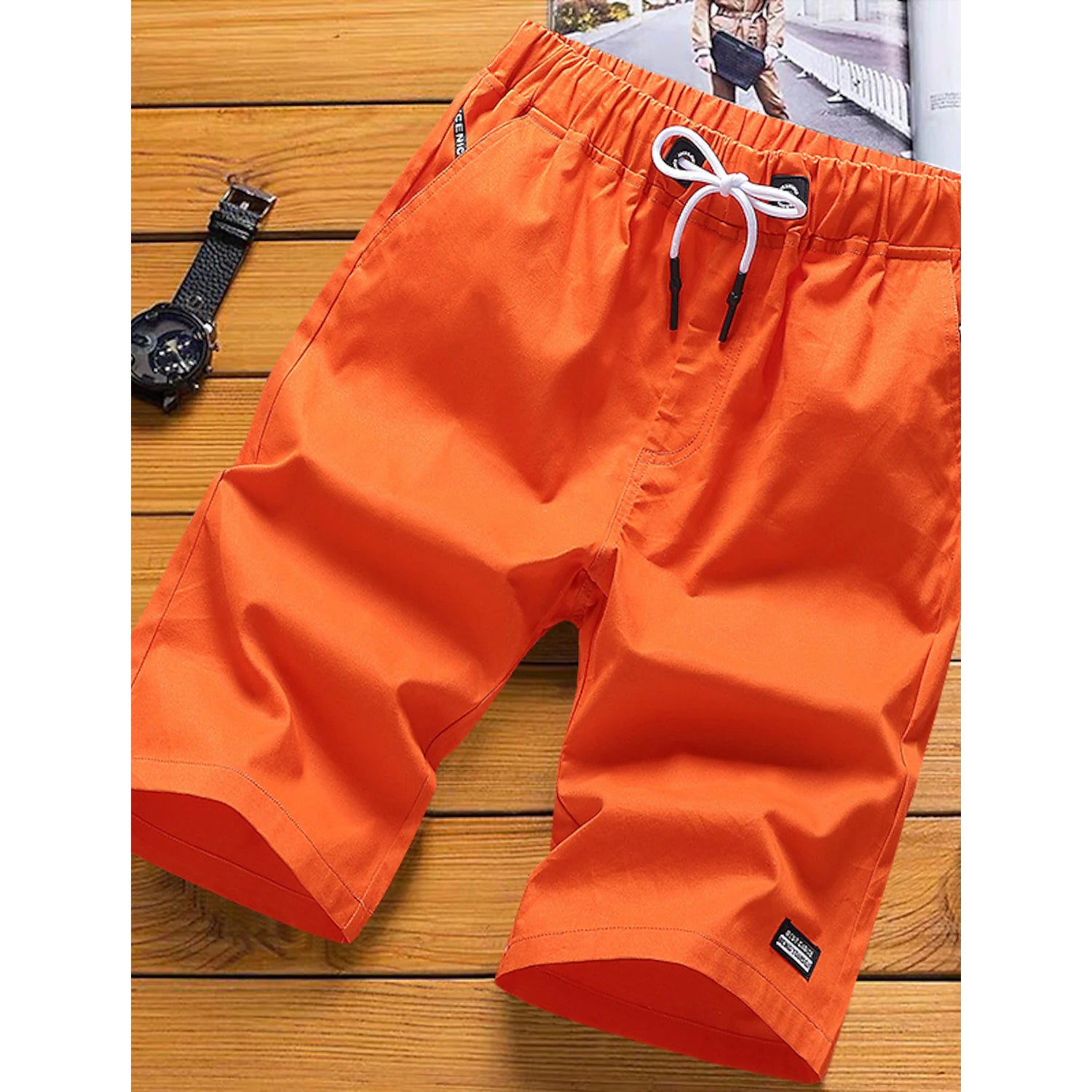 Men's Drawstring Knee Sweatpants Comfortable Cheap Online