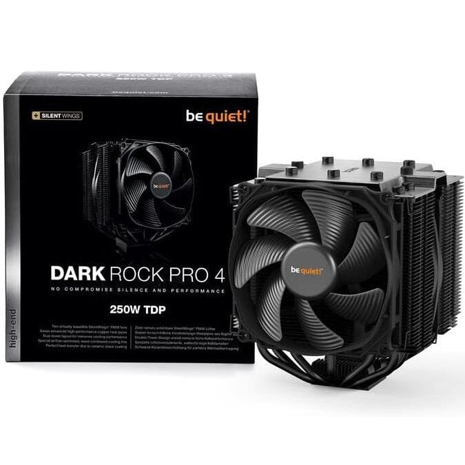 Dark Rock Pro 4 250W TDP CPU Cooler (Refurbished) Free Shipping Manchester