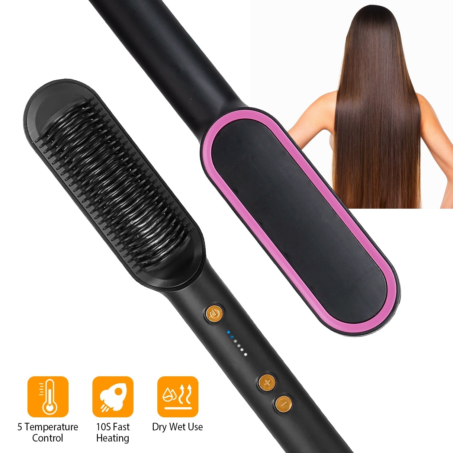 Electric Hair Straightener Brush Cheap Outlet Store